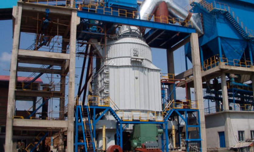 Figure 5: Slag grinding plant in Anshan at final phase of erection.