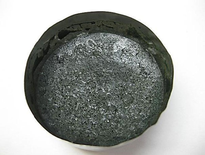 Figure 5: AOD slag sample treated with 15% Valoxy by weight.
