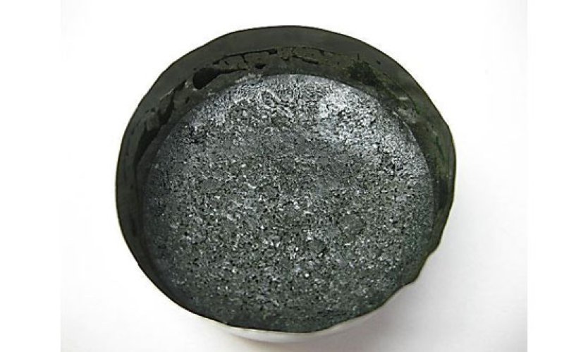 Figure 1: AOD slag sample treated with 15% Valoxy by weight.