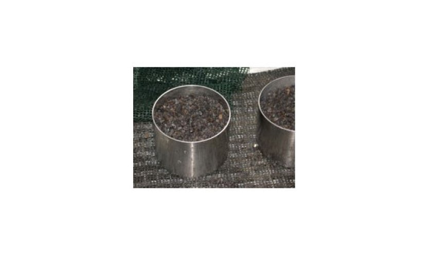 Figure 1: Filter media packed in cores.