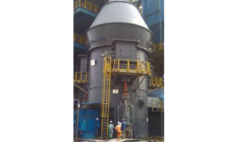 Figure 5: An MPS 5600 series mill installed in China in 2006 for GBFS grinding.